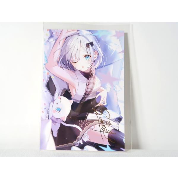 ぶいすぽっ！ VTuber 花芽すみれ 誕生日記念グッズ2022 バースデーグッズセット セット品 箔押しサイン入りポストカード