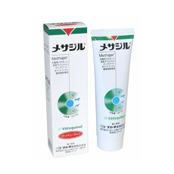 他サイト： 【賞味期限：2026/09/30】 【定形外郵送 単品 送料込 他同梱不可】 メサジル 120.5g 犬猫用 ささえあ製薬の商品画像