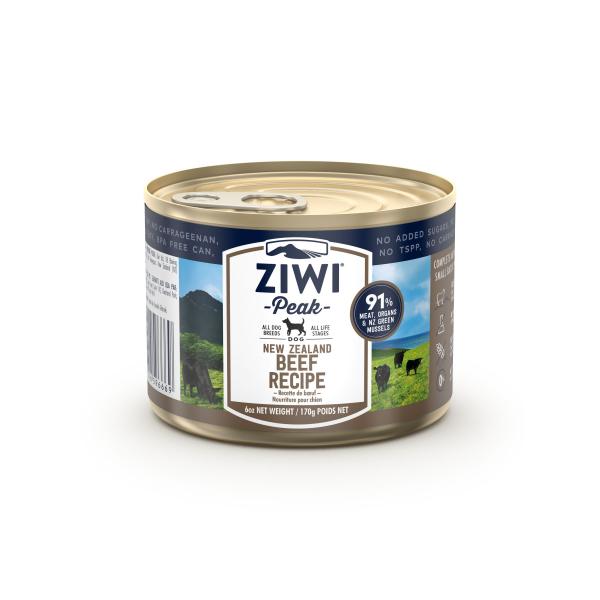 【在庫処分】Ziwipeak ドッグ缶 グラスフェッドビーフ 170gx12缶 賞味期限：2026/09/25】ジウィピーク ドッグ缶 グラスフェッドビーフ