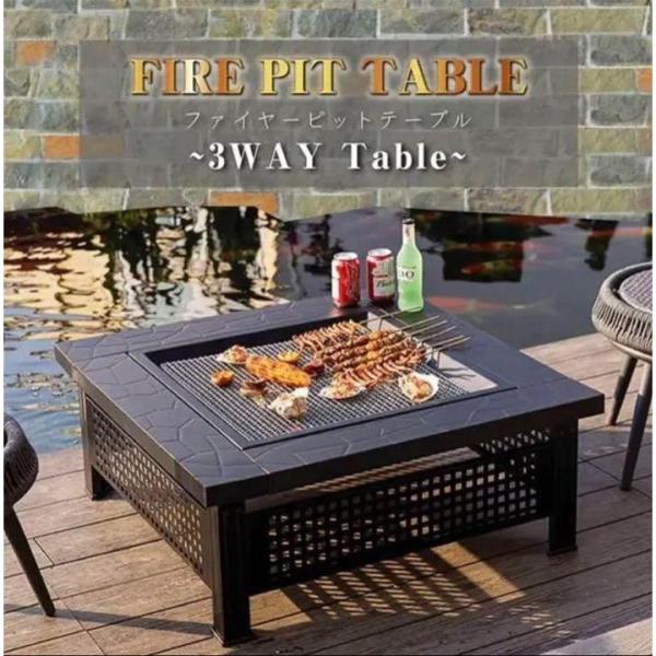 家族用 大型 バーベキュー テーブル キャンプ 焚火台 岩の板 976 バーベキュー 焚火台 多人用 BBQ 庭 家族用 大型 テーブル