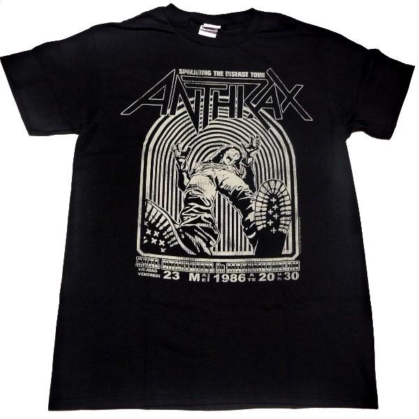 ANTHRAX アンスラックス SPREADING DISEASE TOUR オフィシャル バンドT 