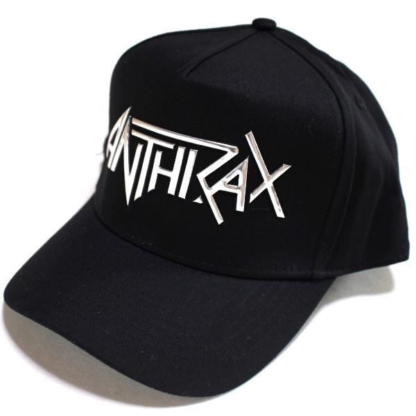 ANTHRAX アンスラックス SONIC SILVER LOGO CAP オフィシャル バンド