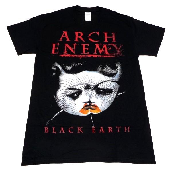 ARCH ENEMY アーチエネミー Black Earth Original Ring Black T-Shirt