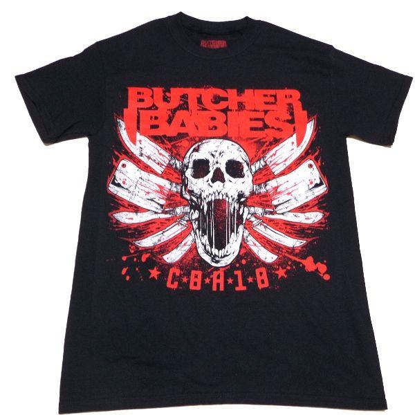 ブッチャーベイビーズ Butcher Babies Tシャツ L BUTCHER BABIES ブッチャー・ベイビーズ ORIGINAL KNIFE WINGS