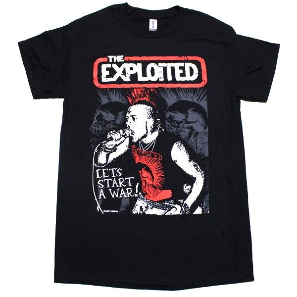 バンド Tシャツ Band The Exploited エクスプロイテッド THE EXPLOITED エクスプロイテッド START A WAR オフィシャル