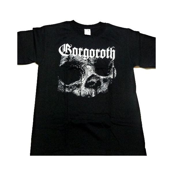 メール便対応可】GORGOROTH ゴルゴロス SKULL オフィシャル バンドT