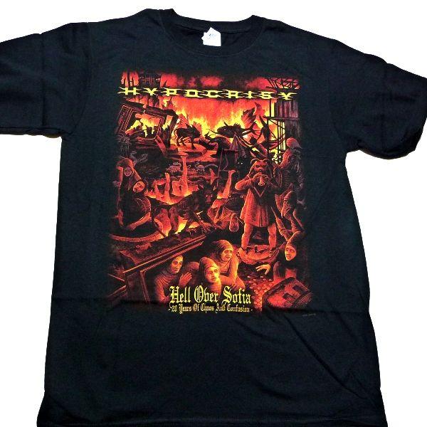 HYPOCRISY ヒポクリシー HELL OVER SOFIA オフィシャル バンドTシャツ 