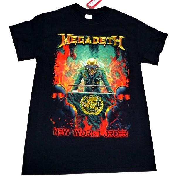 MEGADETH メガデス NEW WORLD ORDER オフィシャルバンドTシャツ / 2枚 