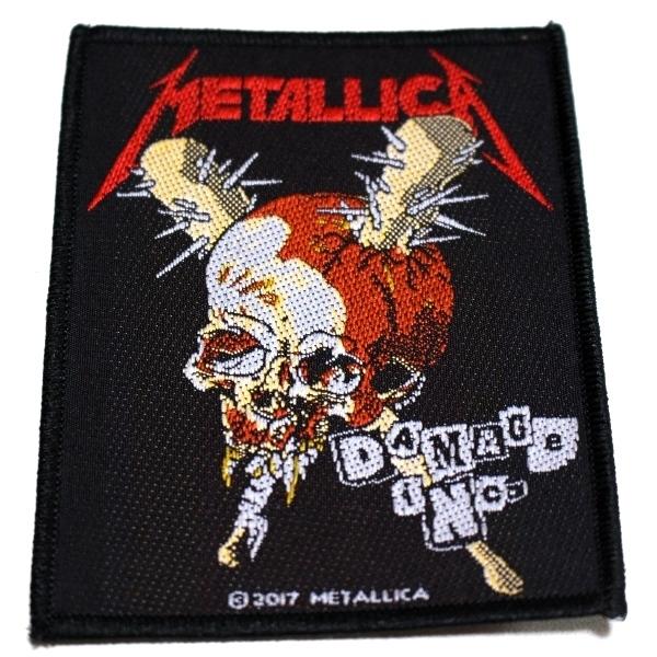 METALLICA ���^���J DAMAGE Patch �I�t�B�V���� �o���h���b�y�� / ���[���֑Ή��� / ���K���C�Z���X�i