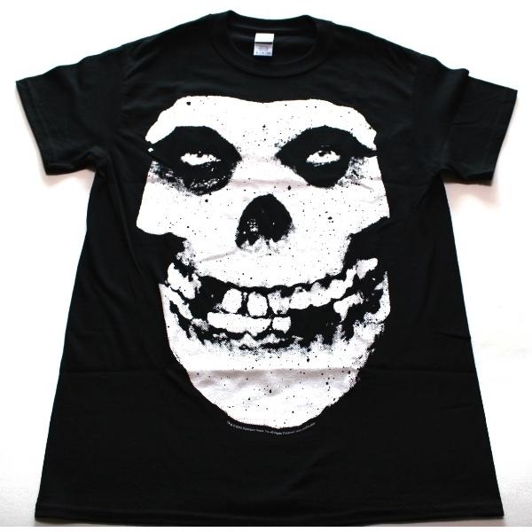 MISFITS ミスフィッツ SKULL ＆ LOGO オフィシャル バンドTシャツ 1 