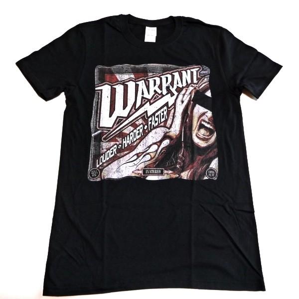 WARRANT ウォレント LOUDER HARDER FASTER オフィシャル バンドT