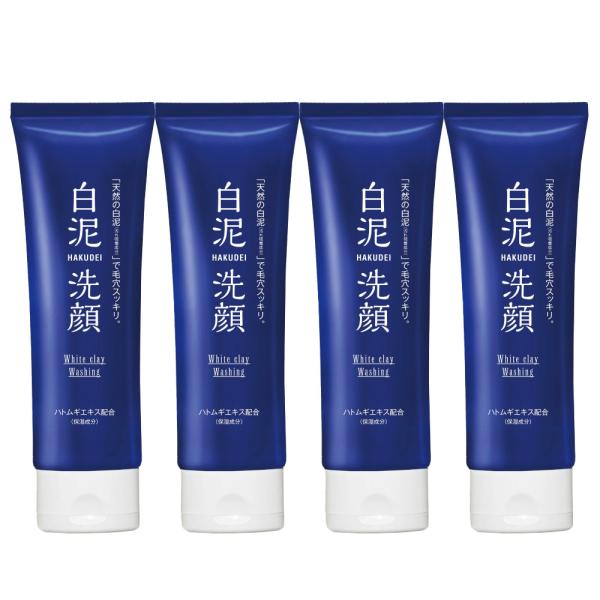 洗顔フォーム 洗顔 ニキビ ＼スリムタイプ／ ハトムギ パラオ 毛穴 美肌 スキンケア くすみ メンズ レディース 白泥洗顔 120g 4本セット メール便 爆買