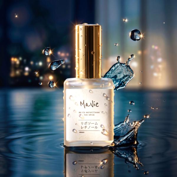 レチノール リポソーム 美容液 30mL  透明感・ツヤ・ハリケア 保湿 毛穴 ターンオーバー 肌荒れ くすみ 乾燥 セラム アンプル メヴィ 黒ずみ 引き締め 美肌