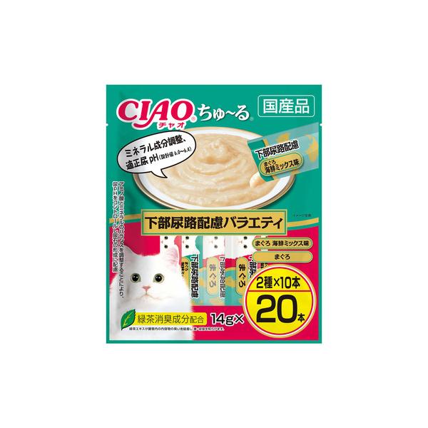 他サイト： CIAO ちゅ〜る 下部尿路配慮バラエティ 14ｇ×20本の商品画像