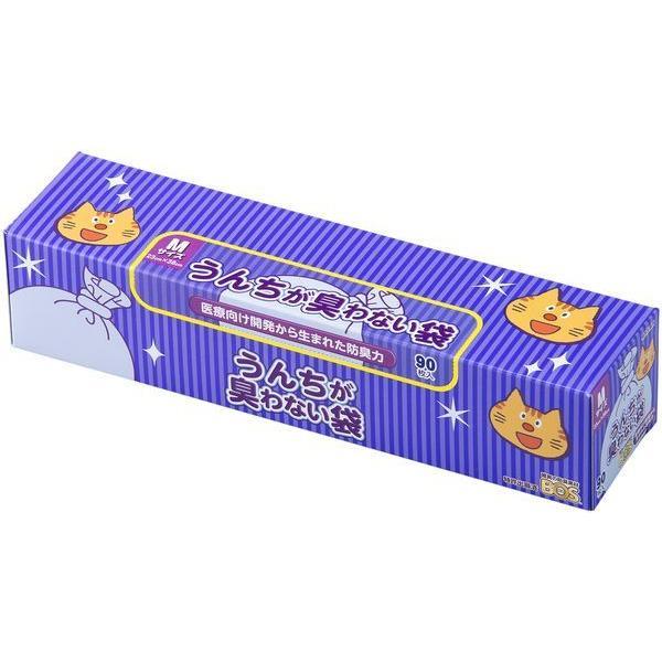 クリロン化成 うんちが臭わない袋 BOS ネコ用 箱型 Ｍサイズ ９０枚