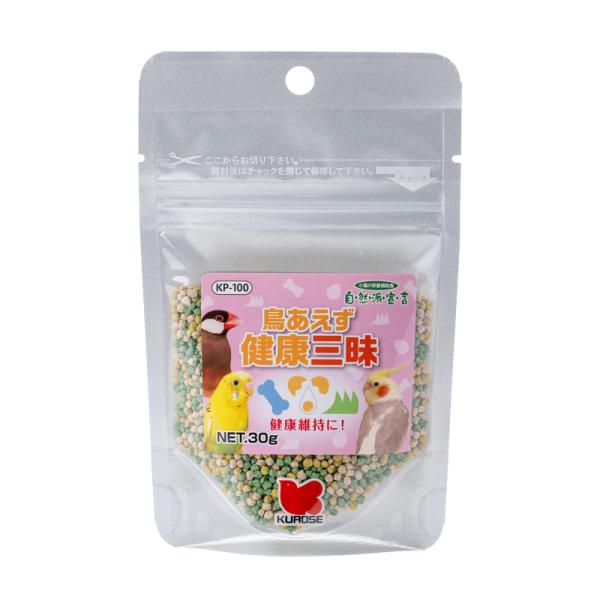 黒瀬ペットフード　自然派宣言 鳥あえず健康三昧 ３０ｇアルファルファを配合したフード、卵殻を配合したフード、卵黄を配合したフードをミックス致しました。小鳥に不足しがちな栄養素を摂取する事が出来ます。---対象---小鳥全般---原材料---...