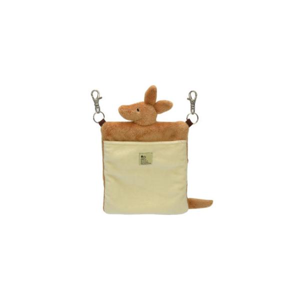 三晃商会　ふくろポケット カンガルーあったかポケットに飛び込んで赤ちゃんみたいにリラックス。吊り下げ、床置き、どちらでも使えます。吊り下げにも使えるメタルフック付き！床面に敷く時などはナスカン金具は取り外してください。---対象---ハムス...