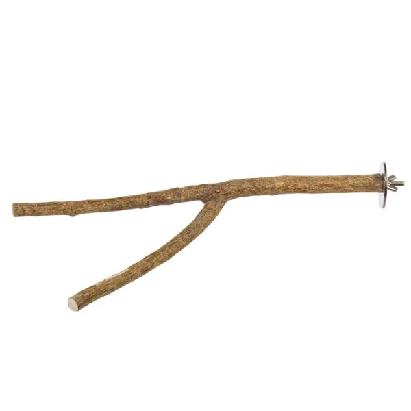 三晃商会　ニームのとまり木 ブランチミラクルニームと呼ばれる抗菌・防虫性の高い天然木を使用した小鳥用パーチです。枝分かれした形の天然木をそのまま使用しています。つかみやすい表面で、小鳥さんたちが安心して過ごせます。天然木につかまることで、ゆ...