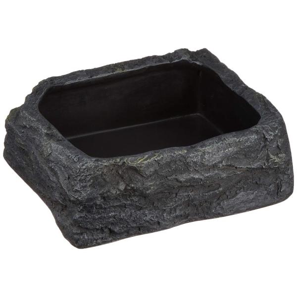 ビバリア　バブルディッシュ Ｌエアーチューブが通せる爬虫類用エサ＆水入れです。エアーチューブが通せる事により、気泡で水が動くので生体がわかりやすく、いつも水が新鮮です。返しのある形状になっているので水や餌がこぼれにい仕組みになっています。コ...