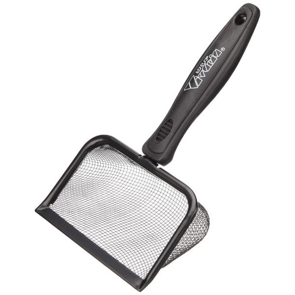 ビバリア　クリーンスクーパーペット専用乾燥床材メンテナンス用のゴミすくいです。錆びにくい網目３ｍｍのステンレスメッシュを採用しました。エサの残りやフン等を簡単にすくって取り除くことができます。---対象---爬虫類・両生類、小動物全般---...