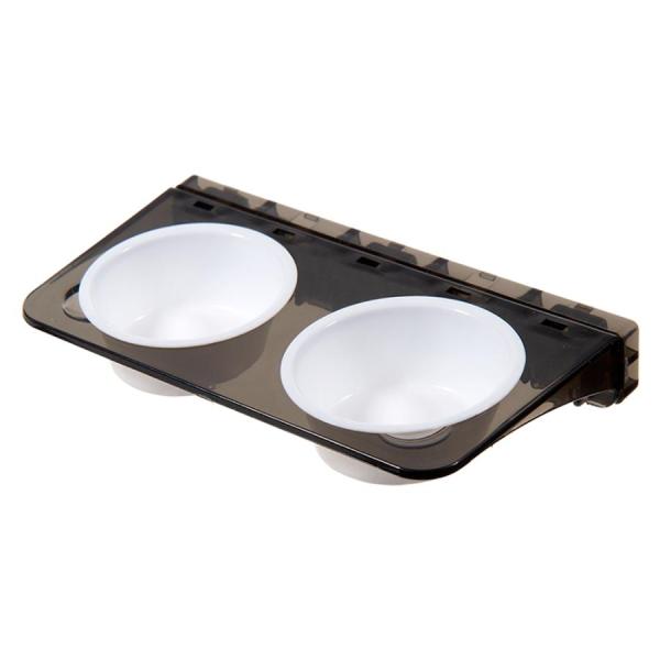 スドー　レプタイルフードトレイ磁石の力で取り付けるタイプのフードカップとホルダーです。ガラス厚５ｍｍ以下の飼育水槽やプラケースのお好みの場所に設置できます。市販のワイドカップ昆虫ゼリーもそのままフードトレイにのせられます。---対象---小...