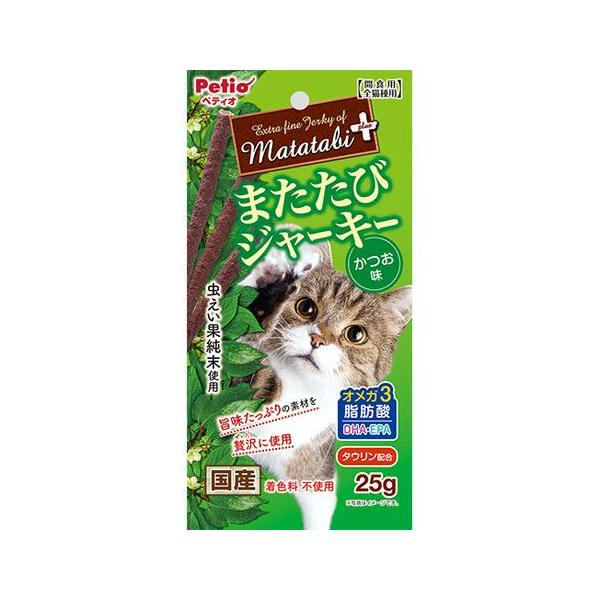 ペティオ またたびプラス またたびジャーキー かつお味 ２５ｇ