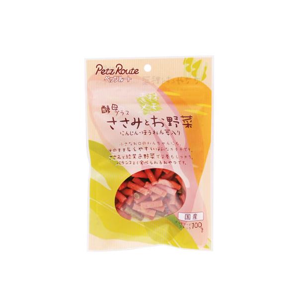 他サイト： ペッツルート 素材メモ ささみとお野菜 １００ｇの商品画像