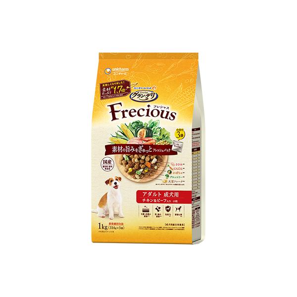 他サイト： グラン・デリ フレシャス アダルト 成犬用 チキン＆ビーフ入り １ｋｇの商品画像