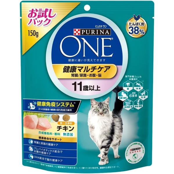 他サイト： ピュリナONEキャット 健康マルチケア 11歳以上 チキン １５０ｇの商品画像