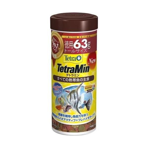 スペクトラムブランズジャパン　テトラ テトラミン トールサイズ ６３ｇ・賞味期限：２０２７年０６月40種類以上の原料を使用。マイクロミル工程で消化吸収力されやすい。クリーン＆クリアウォーター製法。---対象---全ての熱帯魚---原産国--...