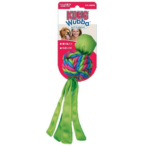 コングジャパン　コング デンタルウァバ スモール ライムグリーン毎日のお散歩に気兼ねなく使える小型犬から大型犬までのアメカジテイストのシリーズ。コシのあるしっかりとしたテープを使用。「ひっぱりっこ」「レトリーブ(持ってこい)」遊びなど、愛犬...