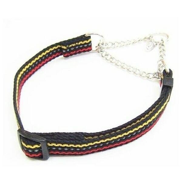 岡野製作所　フラッシュラインチョーク #15 ブラック※タグよごれあり人気のフラッシュラインシリーズにチョークタイプができました。---対象---小型犬---原産国---台湾---材質---ステンレス・アクリル---サイズ---首回り：約3...