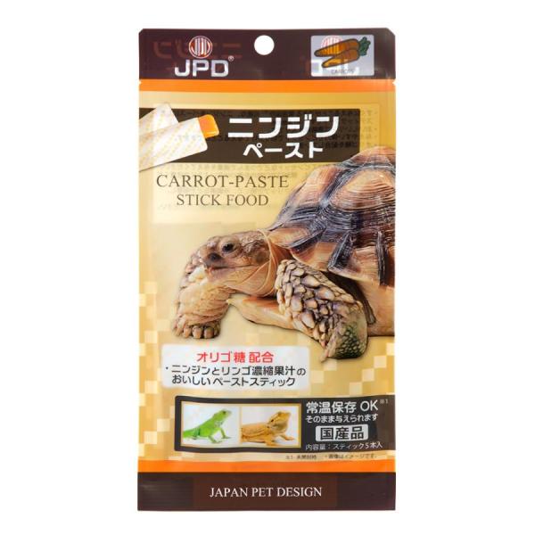 ニチドウ　ニンジンペースト ６ｇ×５本・賞味期限：２０２６年０７/２３すぐに与えることができる常温保存可能なニンジンをベースにしたスティックフードです。おいしいリンゴ濃縮果汁入りです。与えやすい弾力でピンセットで切り分けて与えることができま...