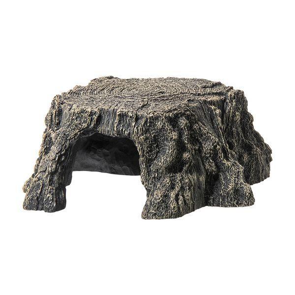 スドー　トンネル流木 切株S※キズあり風合い豊かな切株を模したアクセサリーです。水景のアクセントに、また小型魚のシェルターにもどうぞ。丈夫なレジン製です。---原産国---中国---原材料---レジン---サイズ---約幅１１０×奥行き９７...