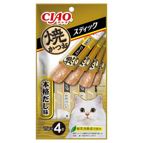 CIAO 焼かつおスティック 本格だし味 １５ｇ×４本