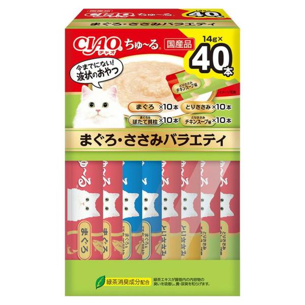CIAO ちゅ〜るBOX まぐろ・ささみバラエティ １４ｇ×４０本
