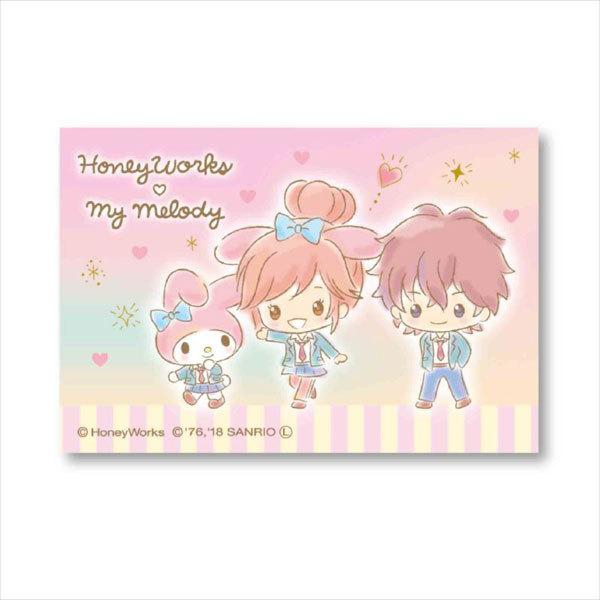 Honeyworks My Melody Bigスクエア缶バッチ 優 夏樹 マイメロディ アニメル 通販 Yahoo ショッピング
