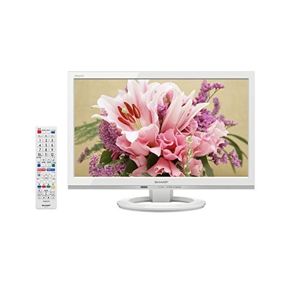 シャープ AQUOS 液晶テレビ 19型 ホワイト系 LC-19K30-W : アンク