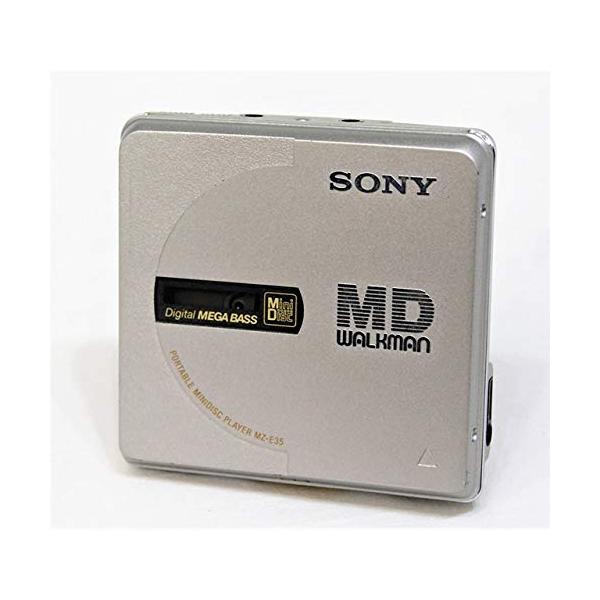 SONY ソニー　MZ-E35-S シルバー　ポータブルMDプレーヤー（MD再生専用機/MDウォークマン）　MDLP非対応