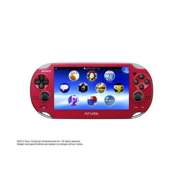 PlayStationVita 3G/Wi-Fiモデル コズミック・レッド 限定版 (PCH-1100