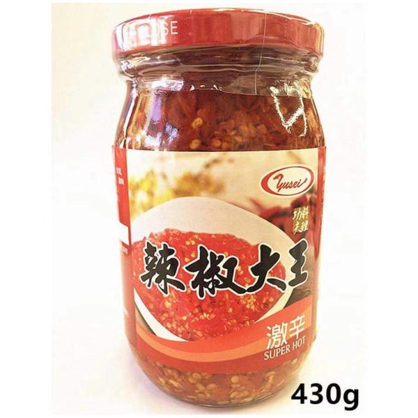 友盛 辣椒大王  410g（ 激辛口唐辛子味噌 ）　中華食材調味料・中華料理人気商品・台湾名物 ご飯がすすむ天華中華物産