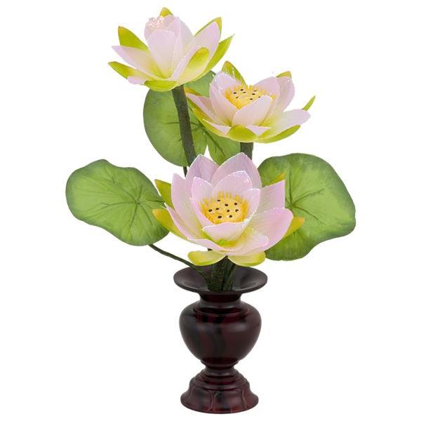 盆提灯 盆ちょうちん 霊前灯 お盆 新盆 初盆 御供 ルミナス灯 蓮華 HI