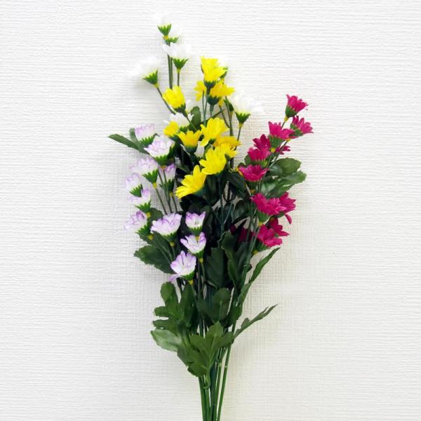 ☆るな☆　◆造花 お墓用仏花アレンジ◆ １対（２セット） ☆るな☆◇ 造花 お墓用仏花アレンジ◇ 1対（2