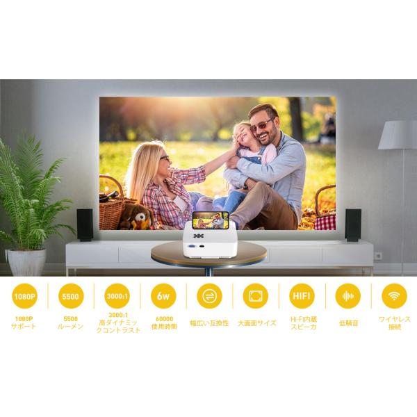 純正クーポン プロジェクター 5500lm Wifi接続可 スマホと直接に繋がり 小型 ホームプロジェクタ 売り出しクーポン Ssl Daikyogo Or Jp