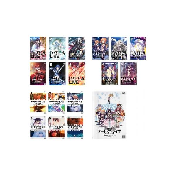 デート・ア・ライブ 全18枚 I 全6巻 + II 全5巻 III 劇場版 レンタル