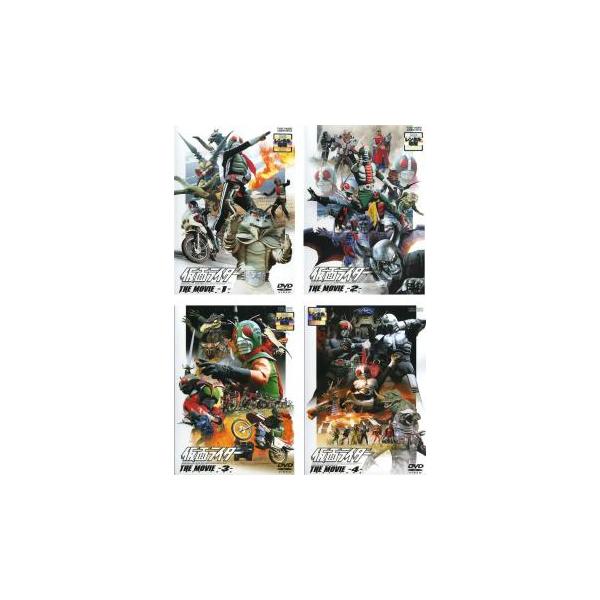 仮面ライダー THE MOVIE 全4枚 1、2、3、4▽レンタル用 セット 中古