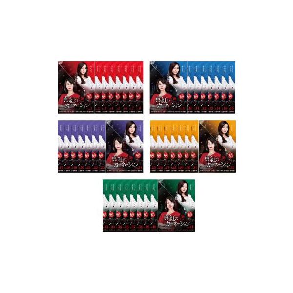 真紅のカーネーション 全41枚 第1話〜第124話 最終【字幕】 レンタル落ち 全巻セット 中古 DVD ケース無