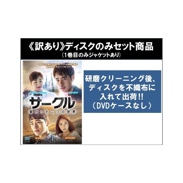 【訳あり】サークル 繋がった二つの世界 全10枚 第1話〜第18話 最終 ※ディスクのみ【字幕】 レンタル落ち 全巻セット 中古 DVD ケース無