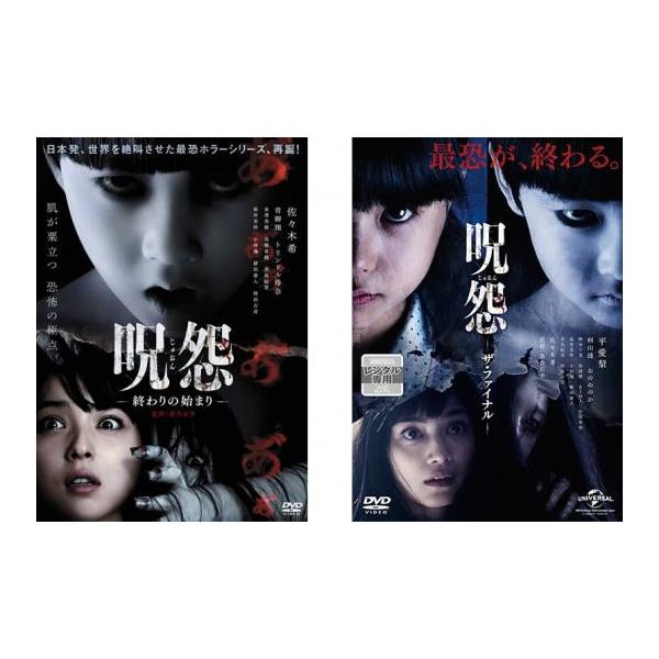 呪怨 全2枚 終わりの始まり、ザ・ファイナル レンタル落ち セット 中古 DVD ケース無