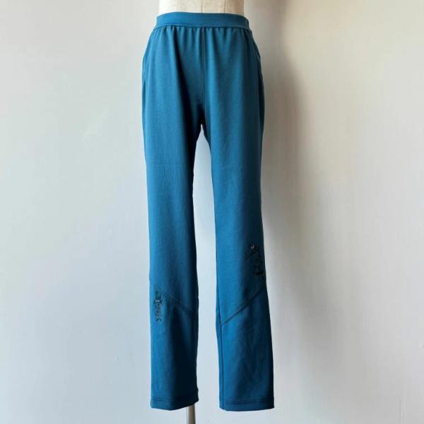 【新品タグ付き】アルベロベロストレッチ細見えパンツブタさん刺繍　ジュエルSサイズ ALBEROBELLO 【30％OFF SALE】アルベロベロ(Alberobello)オレボレブラ